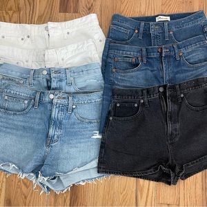 Lot of madewell shorts sz 27
